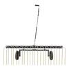 Tow Behind Dethatcher 60" Lawn Dethatcher Rake for ATV or Mower 24 Tines