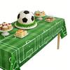 137×183cm Green Football Theme Decoration Disposable Tablecloth Decoration Birthday Party Decoration Tablecloth Party Supplies