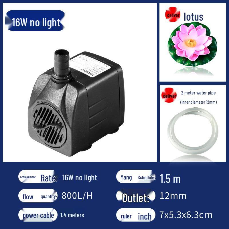 Bonsai Aquarium Leise Wasserpumpe mit Filtration für kleine Teiche