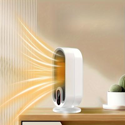 Space Heater With Thermostat - Electric Space Heater For Indoor Use,2-6 Hour Timer, Fast Heating Ceramic Heater For Office, Home - PTC Ceramic Heating