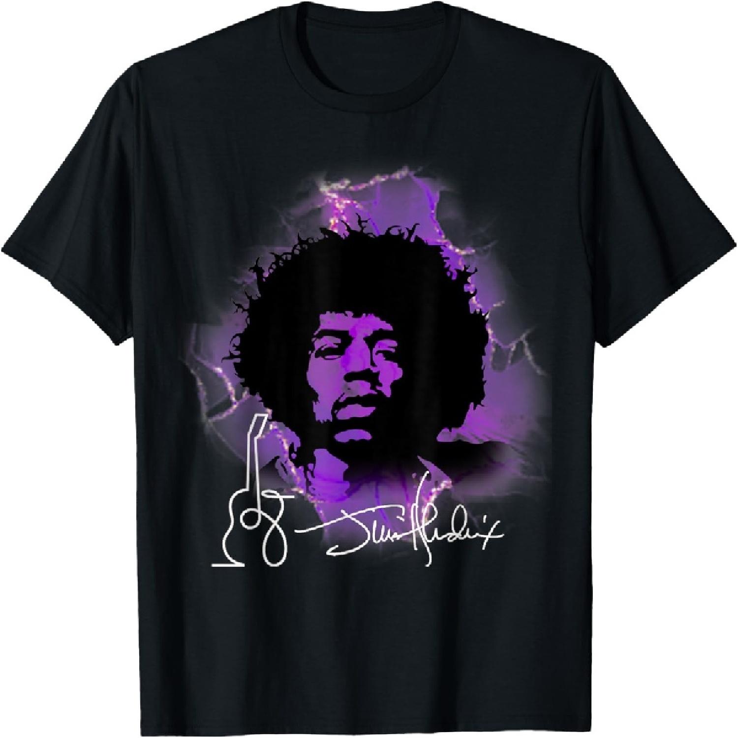 

Jimi Hendrix T-Shirt - Unisex-Adults, Black, Small, Short Sleeve XXXXXL чёрный