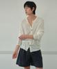 Wednesday Oasis Half One-Pleat Shorts_Charcoal(Wb6Pt14)