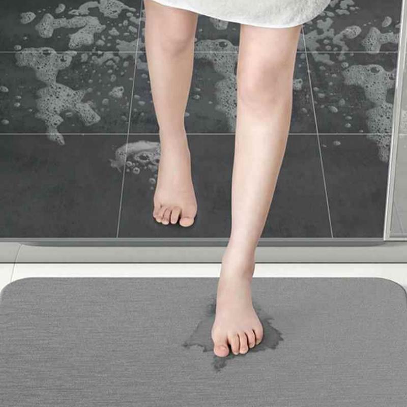 Diatomitová podložka do koupelny Protiskluzová Absorpční Rychleschnoucí podložka z křemeliny