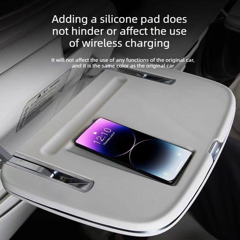 For Denza N9 N8L Silicone Mat Rear Folding Table Protection - Anti-Slip and Scratch-Resistant Interior Modify Accessory