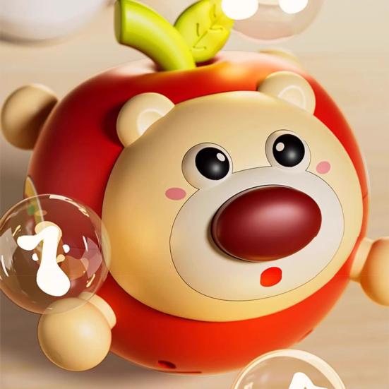Yousheng Baby Tumbler Toy with Bell Animal Shaped Roly-Poly Teether Early Learning Sensory Toy for 6+ Months Infants