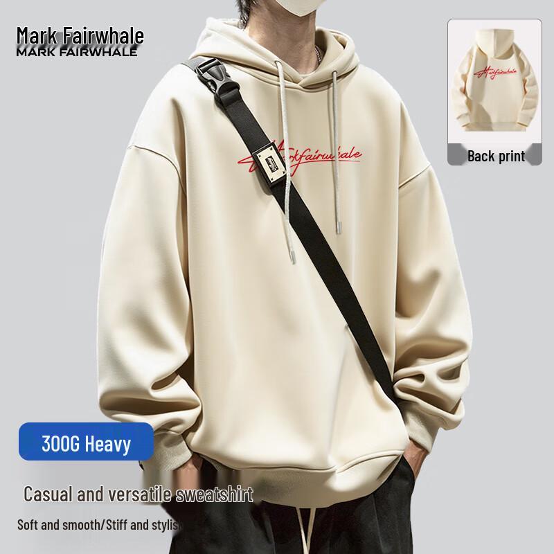 

Mark Fairwhale Men s 300G Heavyweight Hooded Sweatshirt 3XL