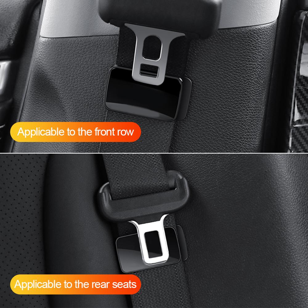 Car Magnetic Seat Belt Holder Without Punching Adjustable Fastening Clip for Auto Seat Safety Car Interior Supplies