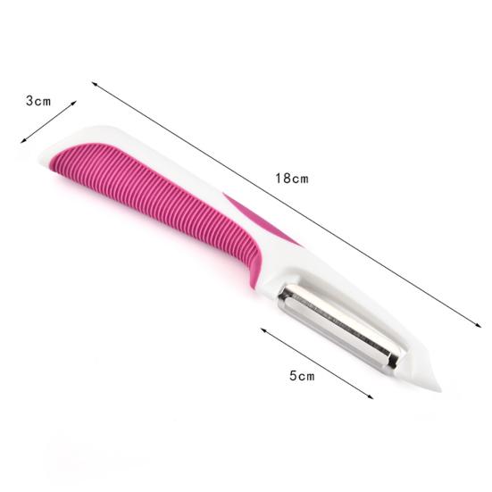 Kuchyňský multifunkční nerezový škrabka na zeleninu, brambory, mrkev, nůž, kráječ