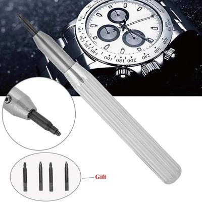 NOU Instrument de îndepărtare a tubului de coroană pentru ceas cu 4 pini din oțel pentru îndepărtarea tubului carcasei Rolex Y0686 Instrument de reparare a ceasurilor pentru ceasornicar