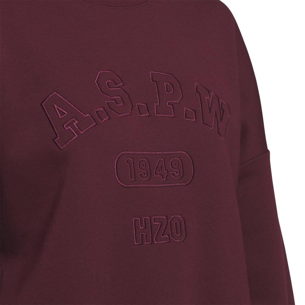 Adidas KTX45 Maroon Fleece College Style Size S Women's Loose-Fit Hoodie, (JG3817),