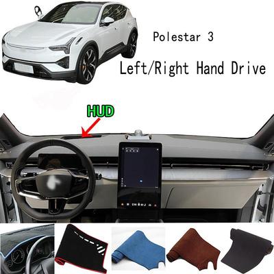 For Polestar 3 SUV EV Dashmat Anti-Slip Dash Mat Dashboard Cover Instrument Panel Sunscreen Pad Ornaments