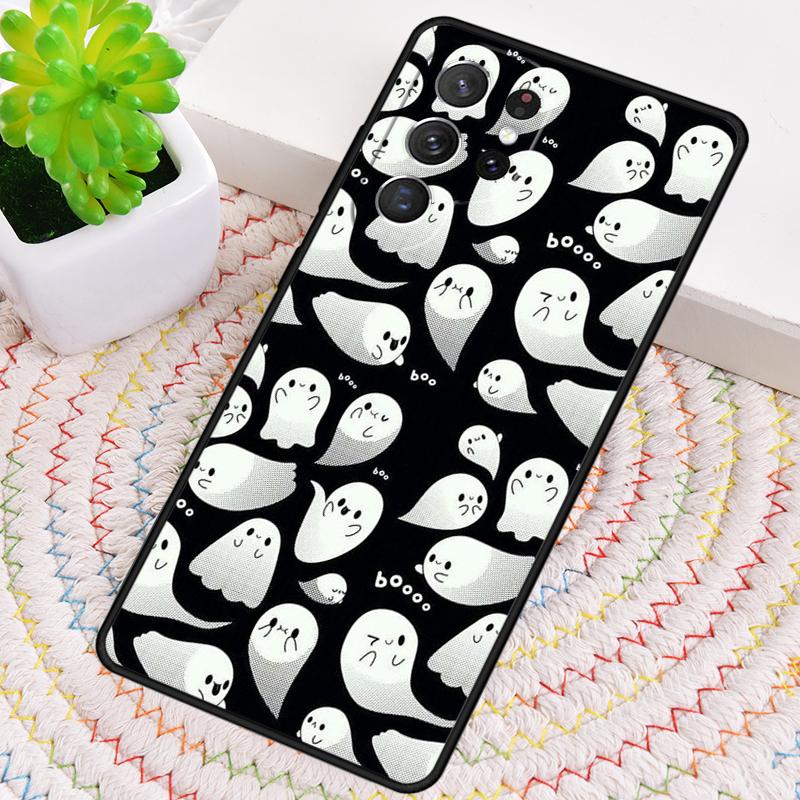Cute Ghost Phone Case for Samsung Galaxy Note 10 Pro S26 Ultra S23 S24 FE S25 S21 S22 PLUS Shockproof Cove