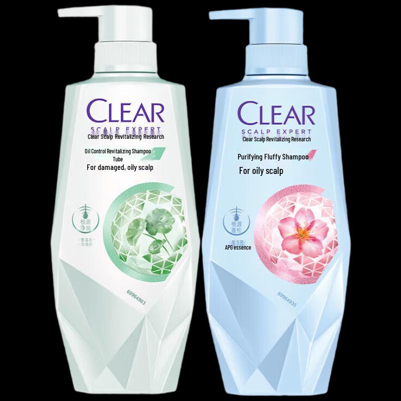 Clear Scalp Care Anti-Dandruff & Oil Control Shampoo (2x480g)
