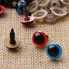 10Pairs 8/10/12/14mm Colorful Plastic Safety Eyes For Toys Amigurumi Diy Kit Crafts TeddyBear Toy Eye For Doll Decor Accessories