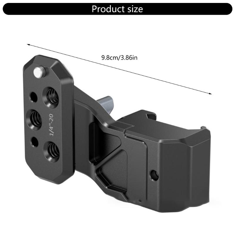 Quick Release Camera Handle Extension Adapter Ergonomic Side Handle Extension Adapter Mount For DSLR Camera Accessories