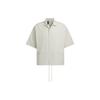 Short Sleeve Coach Jacket Jackets & Coats Men's Light Gray IT3958
