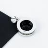 Black Spinel Gemstone Silver Pendant in 925 Sterling Silver- Handmade Design, Everyday Wear Jewelry, Unique Black Spinel Pendant Gifts