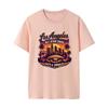 Memorial Los Angeles Game Short Sleeve TShirt Pure Cotton Comfortable Breathable Youthful Style for Unisex Summer Wear Streetwear