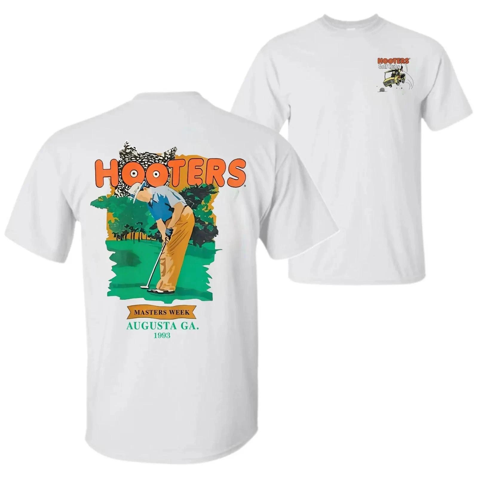 Hooters Golf Club Week 1993 Vintage Unisex T-Shirt, Full-Color Golf Cart XS