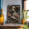 Metal Wall Art Vintage Sign 20x30cm Patio Decor