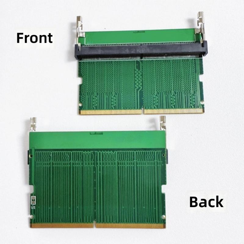 Universal DDR5 Notebook Memory Test Slot Adapters Double Direction Installation For Desktop Motherboards
