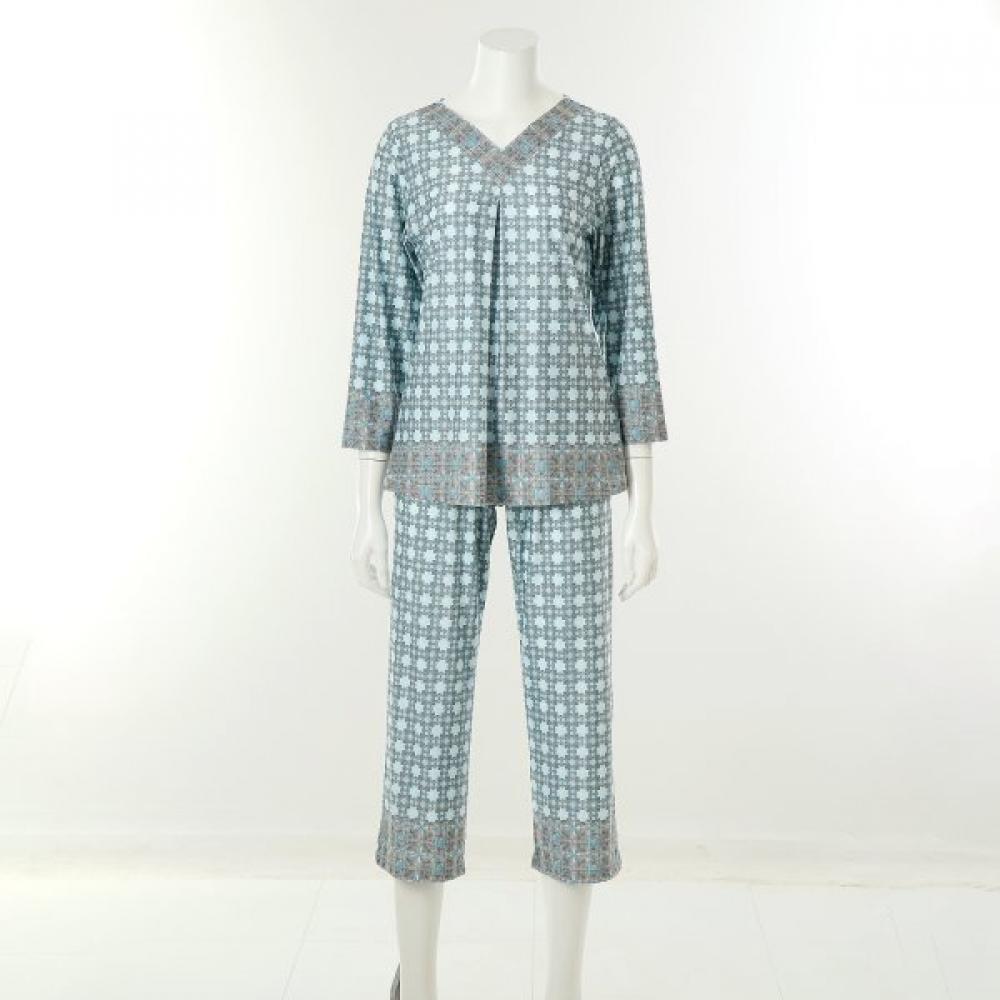 Wacoal Women Indoor Wear Set 50d Spandex Geometric Print Wpa379ws Wpa379wp