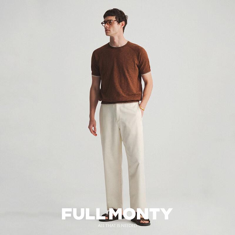 FULL MONTY Men s Color-Block Raglan Sleeve T-Shirt XXL