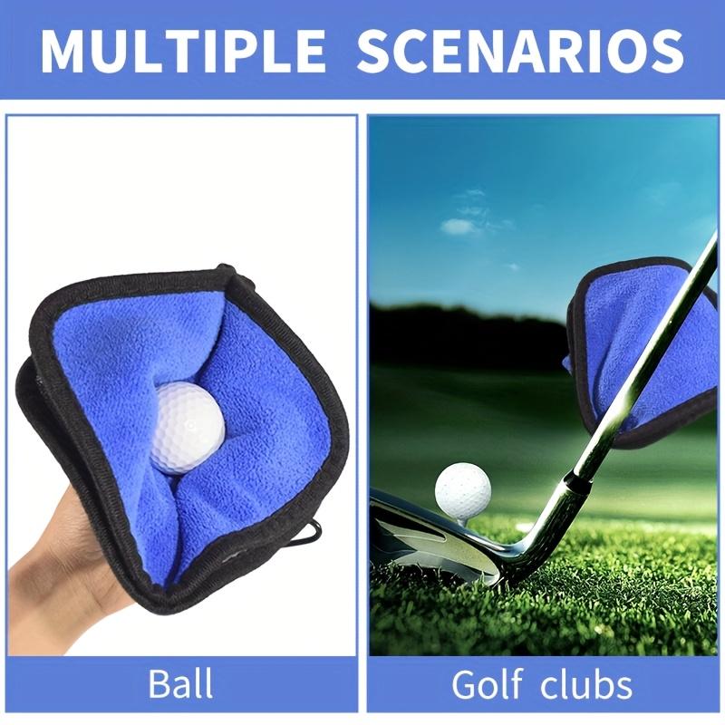 Golf towel, ball cleaning towel, ball cleaning cloth towel, outdoor with hook golf gift