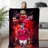 Fleece Blanket Sofa Winter Warm C-Cristiano Ronaldo Knee Bed Camping Flannel Fluffy Soft Blankets King Size Microfiber Bedding