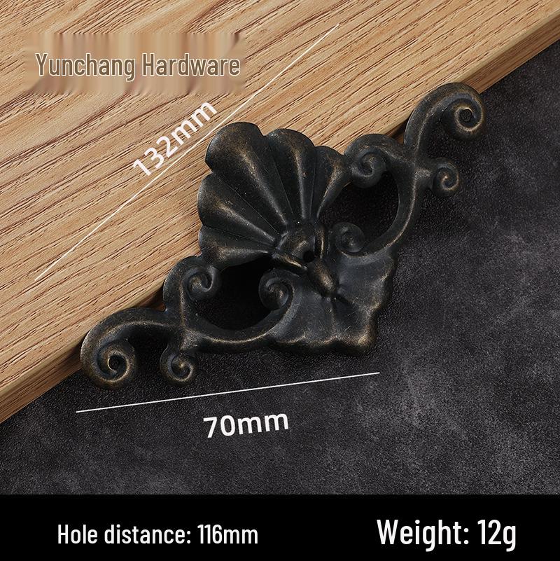 Iron Flower Decorative Corner Stickers for Antique Furniture and Wooden Boxes