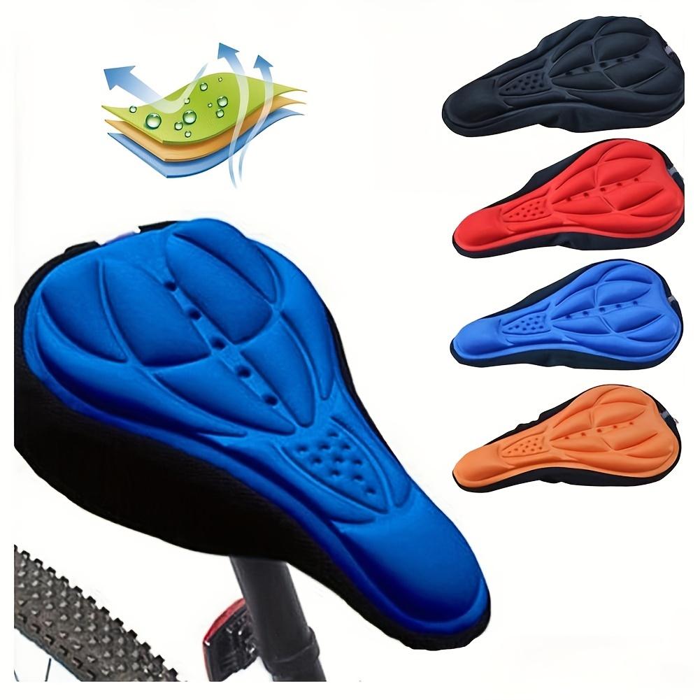 Mountain Bike Riding Thickened Silicone Seat Cover Bicycle Cushion Cover Silicone Seat Cover Soft Outdoor Accessories Saddles