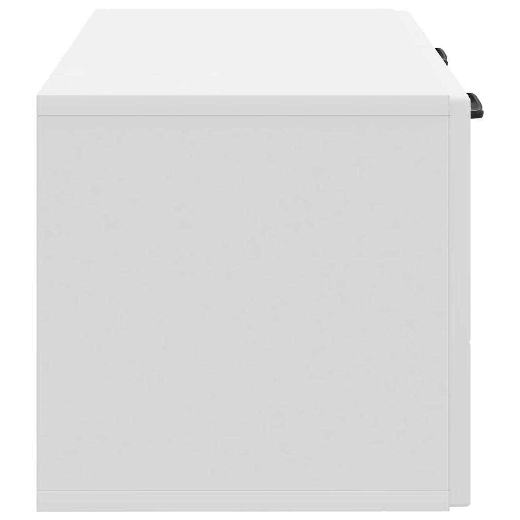 Wall Mounted TV Cabinet White 59.5 X 31 X 30 Cm Particleboard