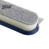 Exterior Window Cleaning Tool Glass Wiper with Flexible Corner Head 180-Degree Rotating Panel