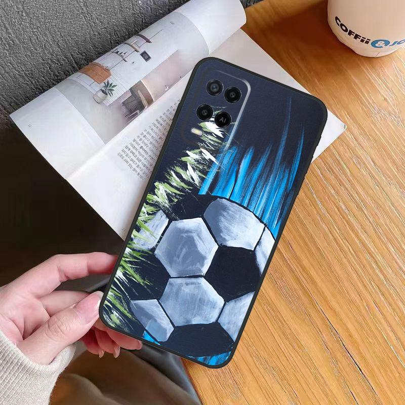

Football Soccer Ball Case For Oppo A5 A6 Pro A18 A38 A58 A78 A98 A54 A74 A94 A17 A57 A80 A60 A40 A96 A76 A16 A15 OPPO A5 Pro 5G