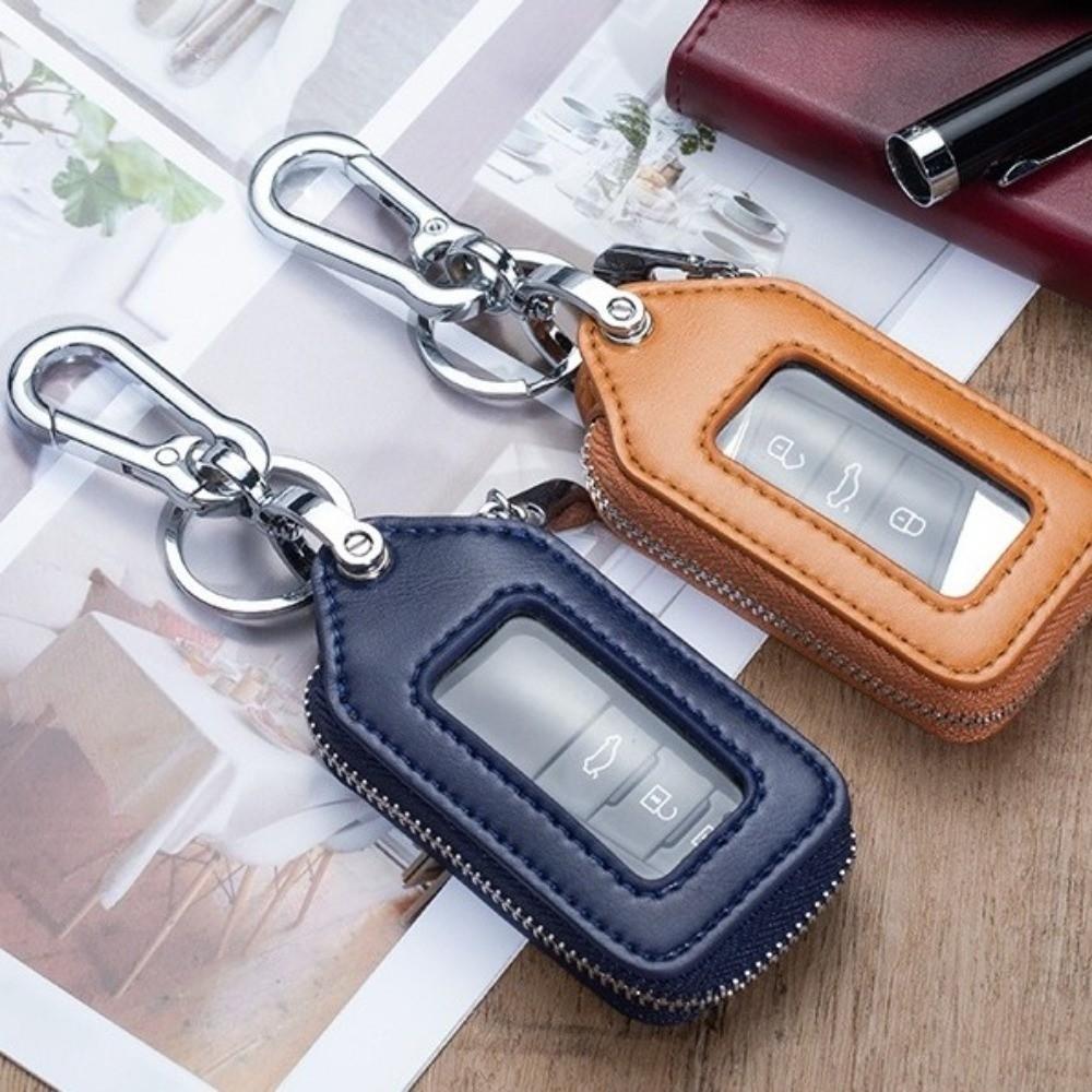 PU Leather Key Protection Case Durable Key Bag Case Fashion Car Key Holder Daily Carry