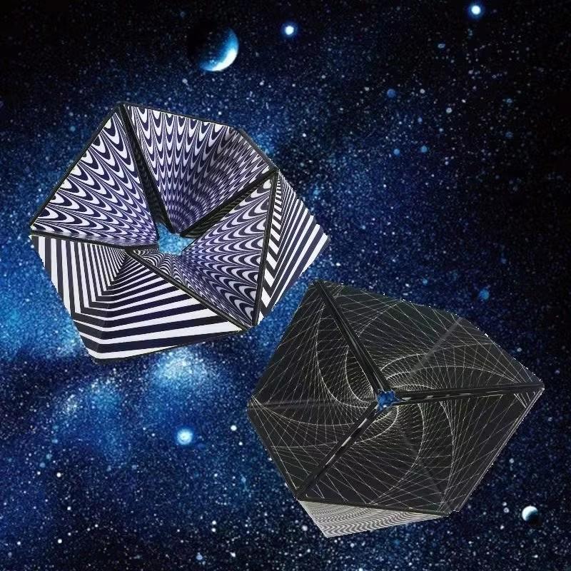 Versátil Ilimitado 3D Estéreo Geometria Cubo Mágico Ferramenta Explosiva de Descompressão Brinquedos de Quebra-Cabeça para Crianças Alívio de Estresse para Escritório