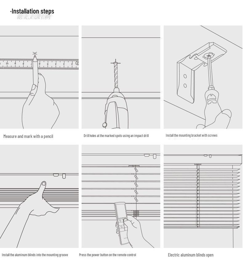 Smart Electric Aluminum Venetian Sunshade Curtains, Mijia APP-Connected for Remote Control in Kitchens and Bathrooms.