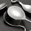 4pcs Twisting Coffee Spoon Set Curved Handle Mixing Spoon Polished Teaspoons  Cafe Supplies