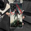 Alien Vs Predator Painted Phone Case for Samsung Galaxy S25 S24 S23 Ultra S22 S21 S20 FE S10 Plus S25Edge Soft Print Cover Coque