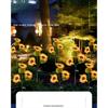 Solar Simulation Flower Lights Outdoor Decoration with 3 LED Sunflower Lights Suitable for Courtyards,  Lawns, Gardens, Pathways, and Decoration.