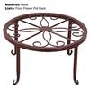 Flower Pot Rack Hollow Round Plant Pot Stand Floor Flower Display Shelf Balcony Decor for Indoor