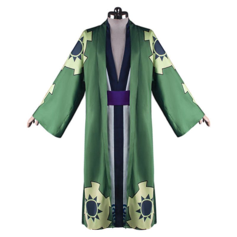 

One Piece Wano Country Zoro Cosplay Costume Taro Yukata Kimono Japanese Style Cosplay Anime Outfit Zorojiro s Complete Set of Clothes S