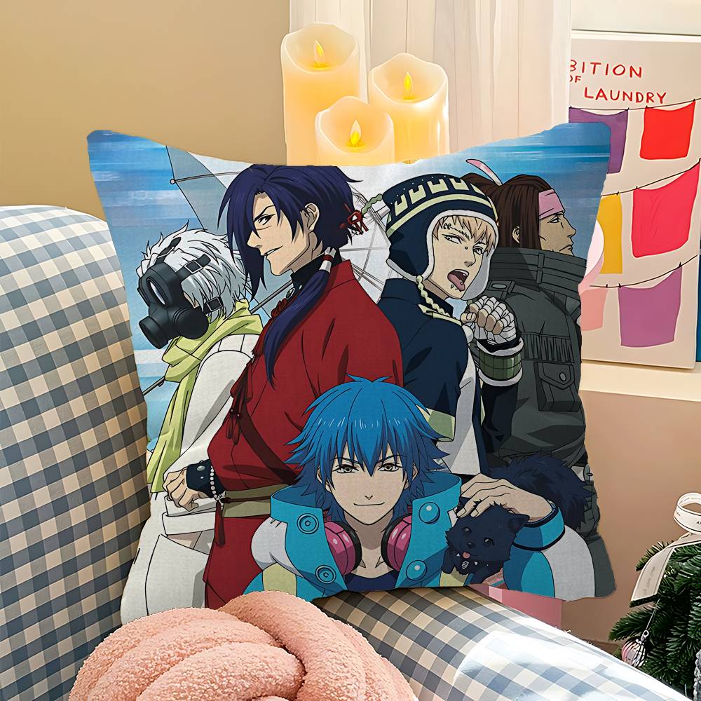 D-DRAMAtical Murder Подушка Подарок Украшение для дома и офиса Спальня Диван Автомобильная наволочка Чехол 45x45 12x12Inch