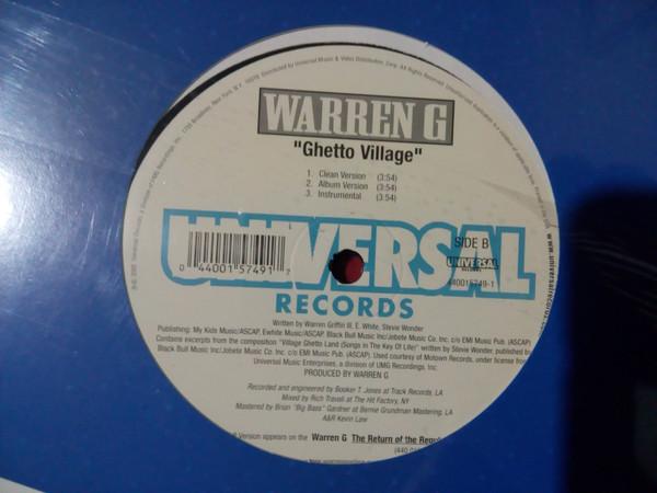 

12inch Record WARREN G Ghetto Village 44001612124 2002 US Rap HipHopRB Used