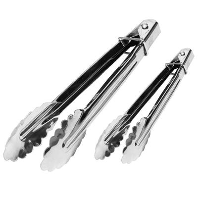 Pinça de Cozinha para Alimentos Ferramenta de Aço Inoxidável Calor Pão Salada Churrasco Cozinhar Utensílio para Servir Ferramentas para Churrasco de Carne Acessórios de Cozinha