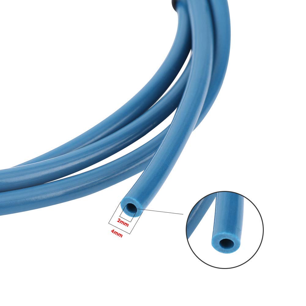 Capricorn 1M XS Series PTFE Bowden Tubing 1.75MM – 2X PC4-M6/2X PC4-M10 Fittings & Cutter for Creality Ender 3/5/CR-10 3D Printe