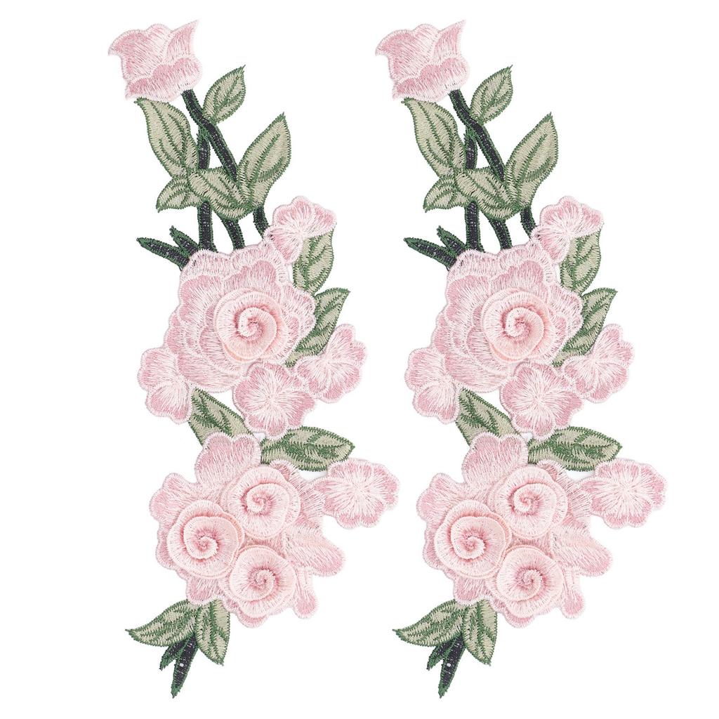 Embroidered Patch Sew On Flower Cotton Environmental Unique DIY Clothing Accessories for Vests Hats