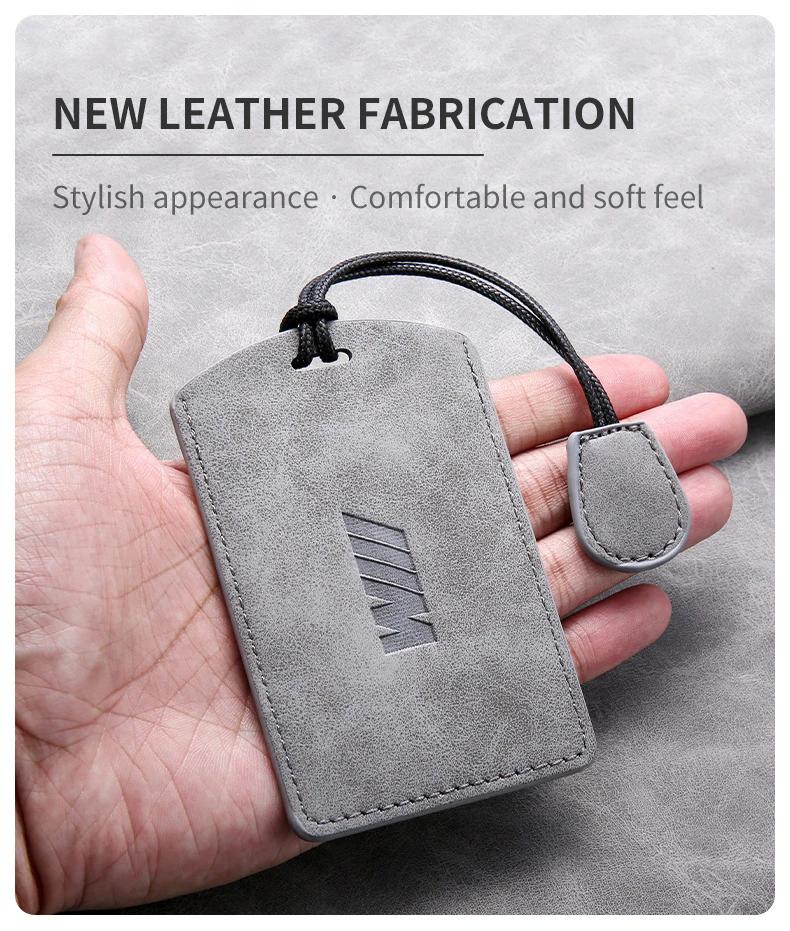 Hot 2025 Leather Car Smart Remote NFC Card Key Case Cover Protection Shell Bag For BMW M 3 5 7 Series X1 X3 X5 X6 X7 535le Acces