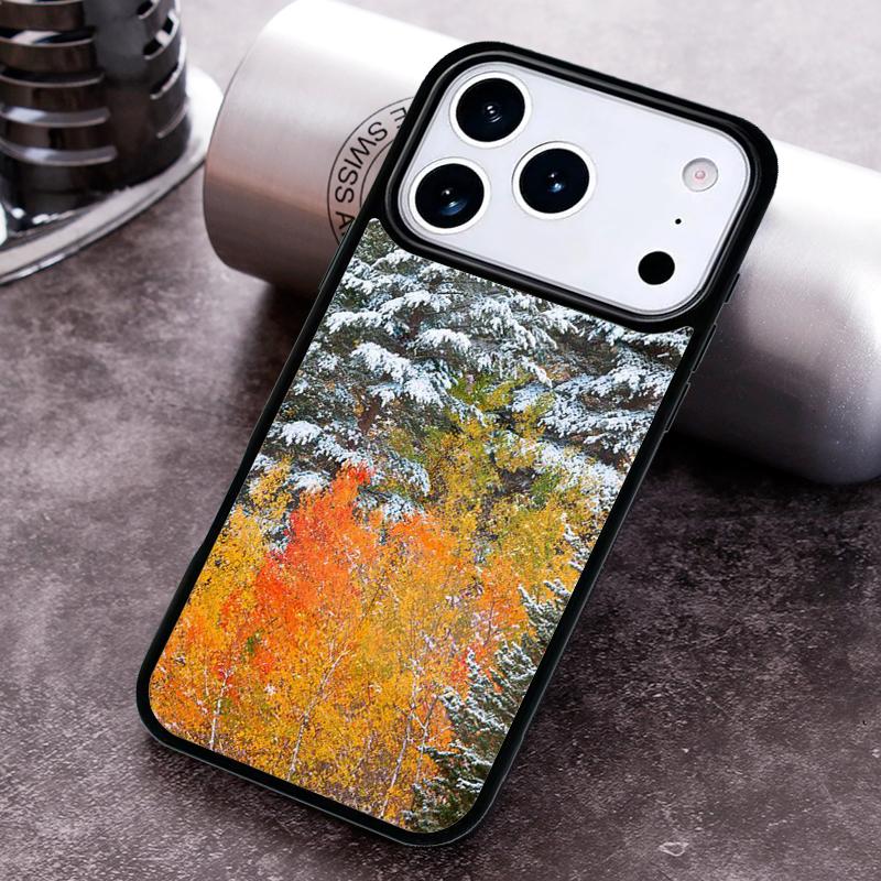 Fall Autumn Winter Art Phone Case for iPhone 17 16 15 Pro Max Air 14 13 12 11 Plus Shockproof Cover