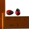 20Pcs 20Pcs Animal Insect Handcrafted Beads Ladybug Shape Glass Beads Animal Beads  Home Decoration